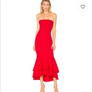 Lovers + Friends Dillon Midi in Poppy